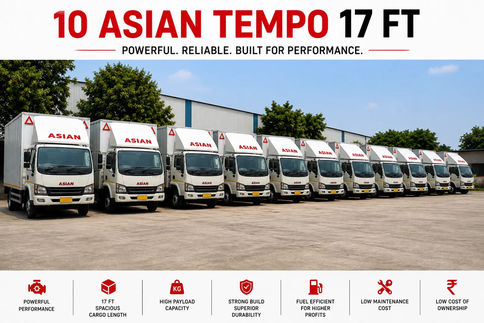 Company delivery fleet