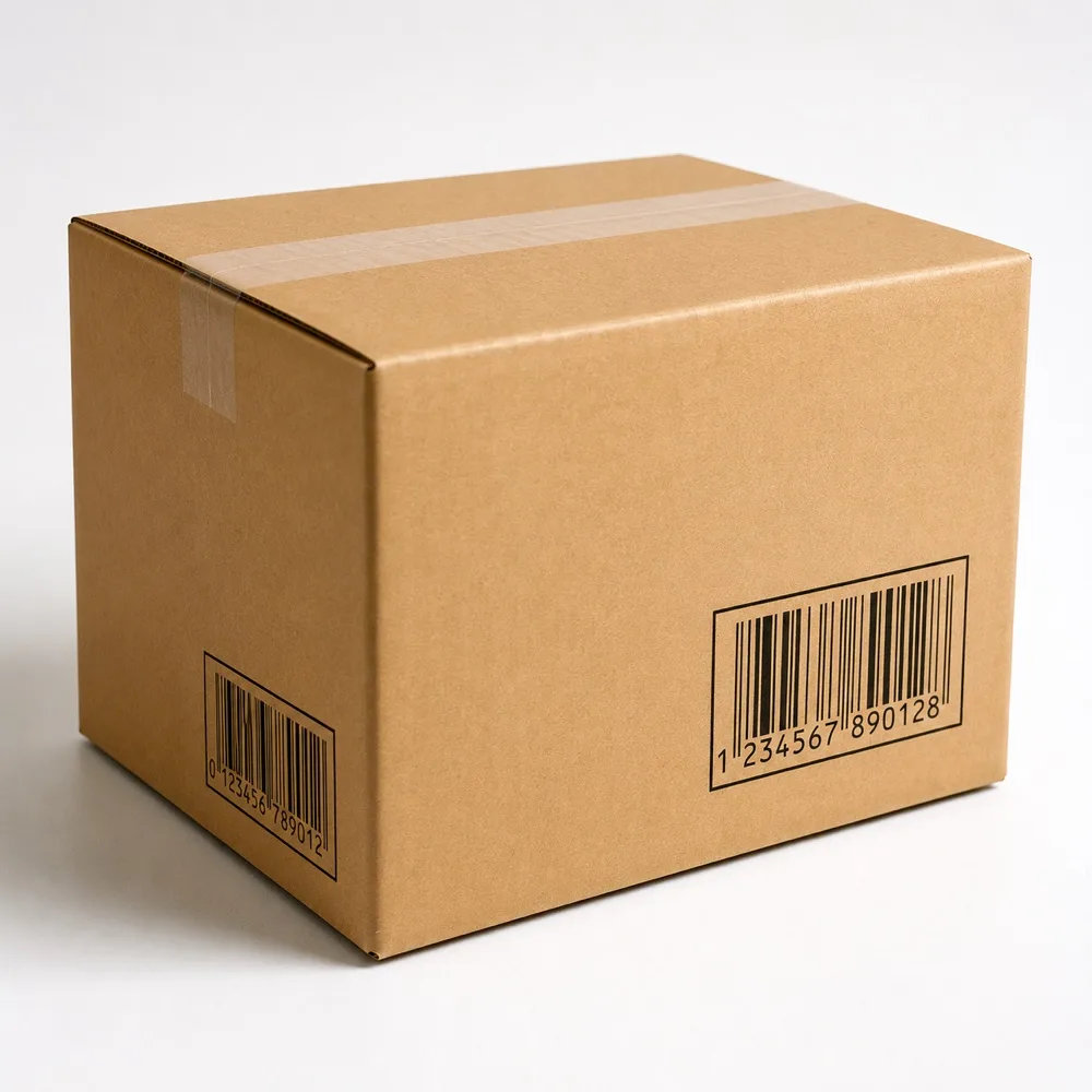 Barcode Printed Boxes manufactured by Asian Packaging Industries, Vapi