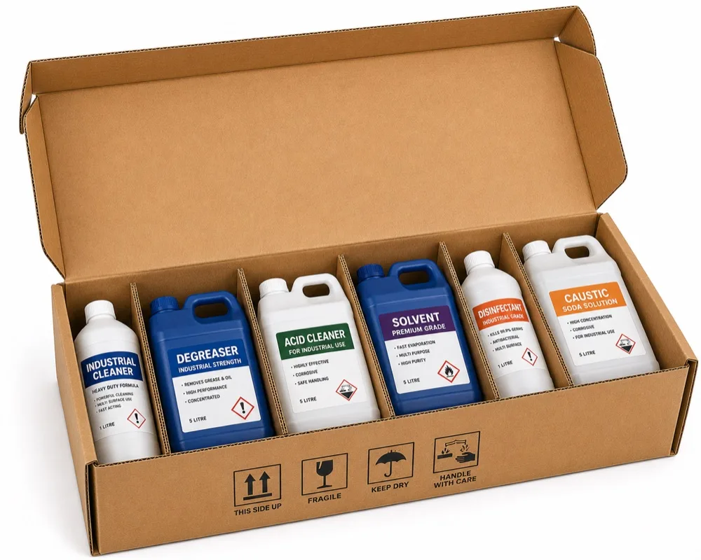 Chemical Packaging Boxes manufactured by Asian Packaging Industries, Vapi