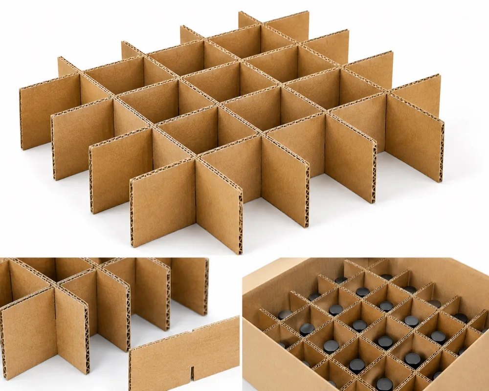 Corrugated Dividers manufactured by Asian Packaging Industries, Vapi