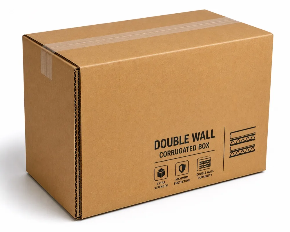 Double Wall Corrugated Boxes manufactured by Asian Packaging Industries, Vapi