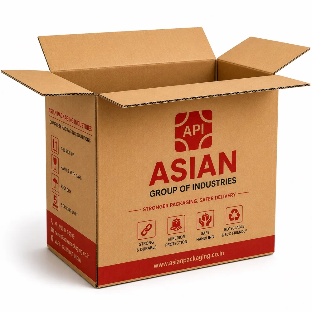 Flexographic Printed Boxes manufactured by Asian Packaging Industries, Vapi