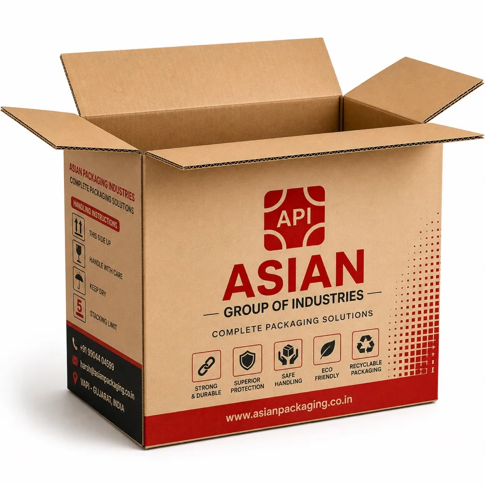 Offset Printed Corrugated Boxes manufactured by Asian Packaging Industries, Vapi